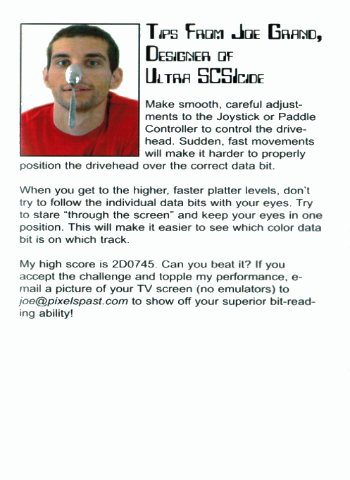 Ultra Scsicide (Homebrew) — Box back